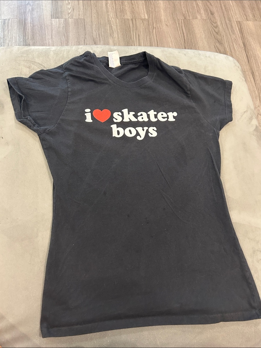 Amazon Black 'I ♥ Skater Boys' Graphic Tee